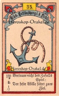 Der Anker im Waage Monatshoroskop an diesem Tag