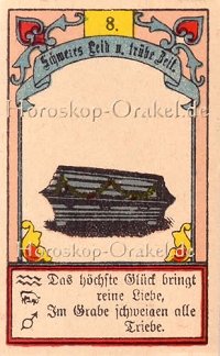 Der Sarg im Waage Monatshoroskop an diesem Tag