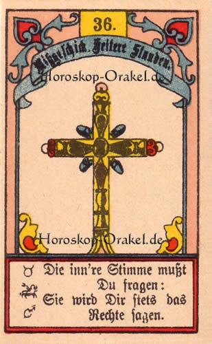 Das Kreuz im Waage Tageshoroskop heute