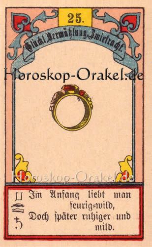 Der Ring im Waage Tageshoroskop übermorgen