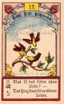 Die Vögel, Horoskop mit Lenormand